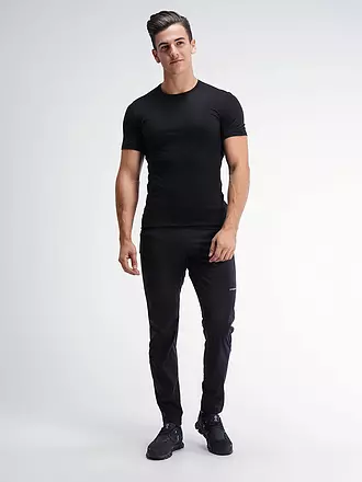 ICEBREAKER | Maglietta funzionale da uomo Anatomica Crewe BF 150 | schwarz